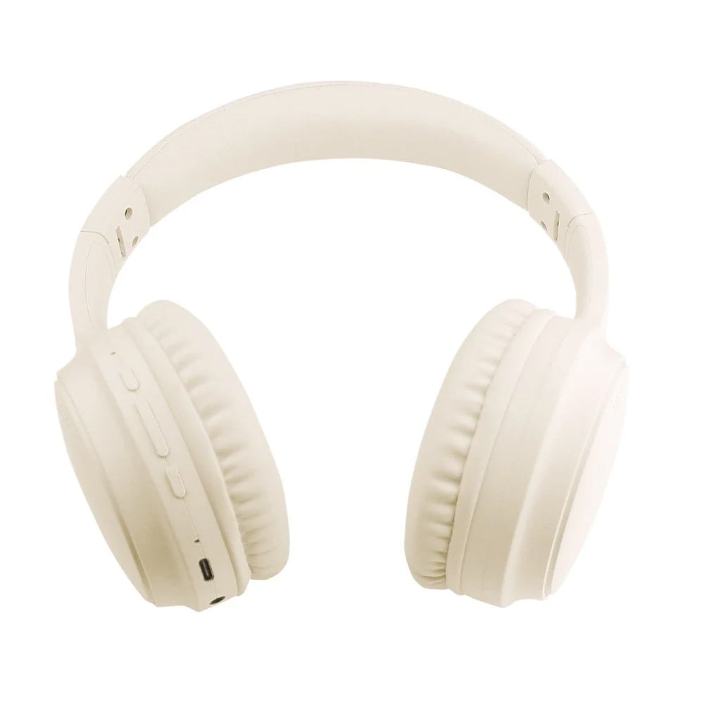 Cuffie Stereo Wireless Pieghevole con Microfono Tonic Beige - Fontastic ICFT-263378