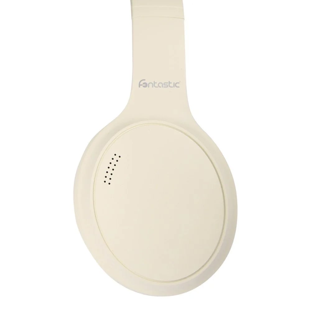 Cuffie Stereo Wireless Pieghevole con Microfono Tonic Beige - Fontastic ICFT-263378