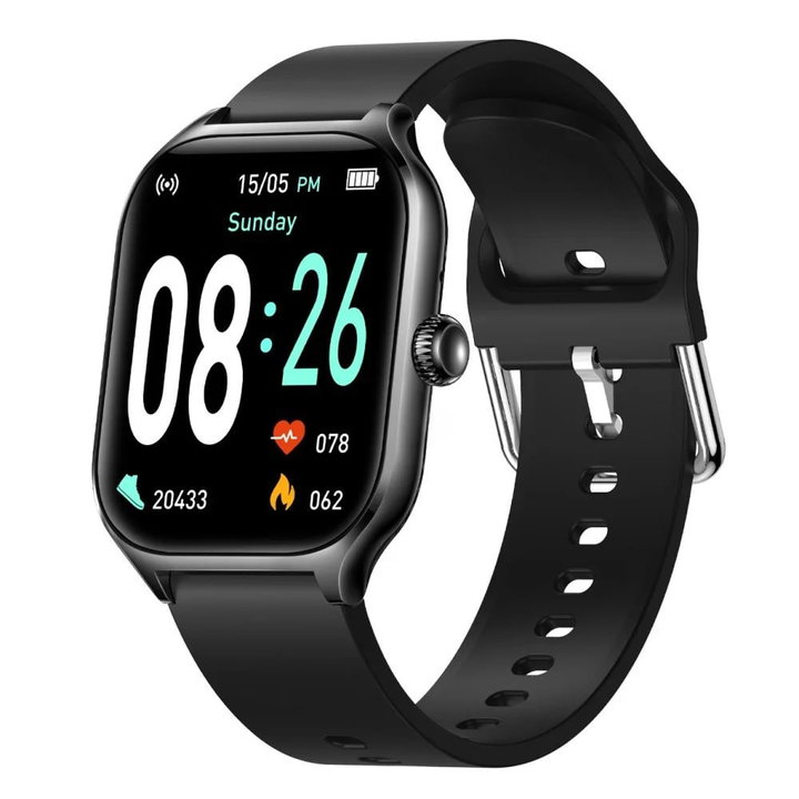 Smartwatch Fitness Bluetooth V 5.0 Timor Display 2,01 'Black - Fontastic ICFT- 263606