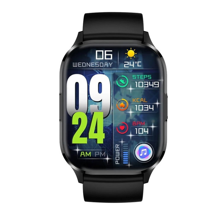 Smartwatch Fitness Bluetooth V 5.3 Mento Display 2,01' IP 67 Black - Fontastic ICFT- 264290