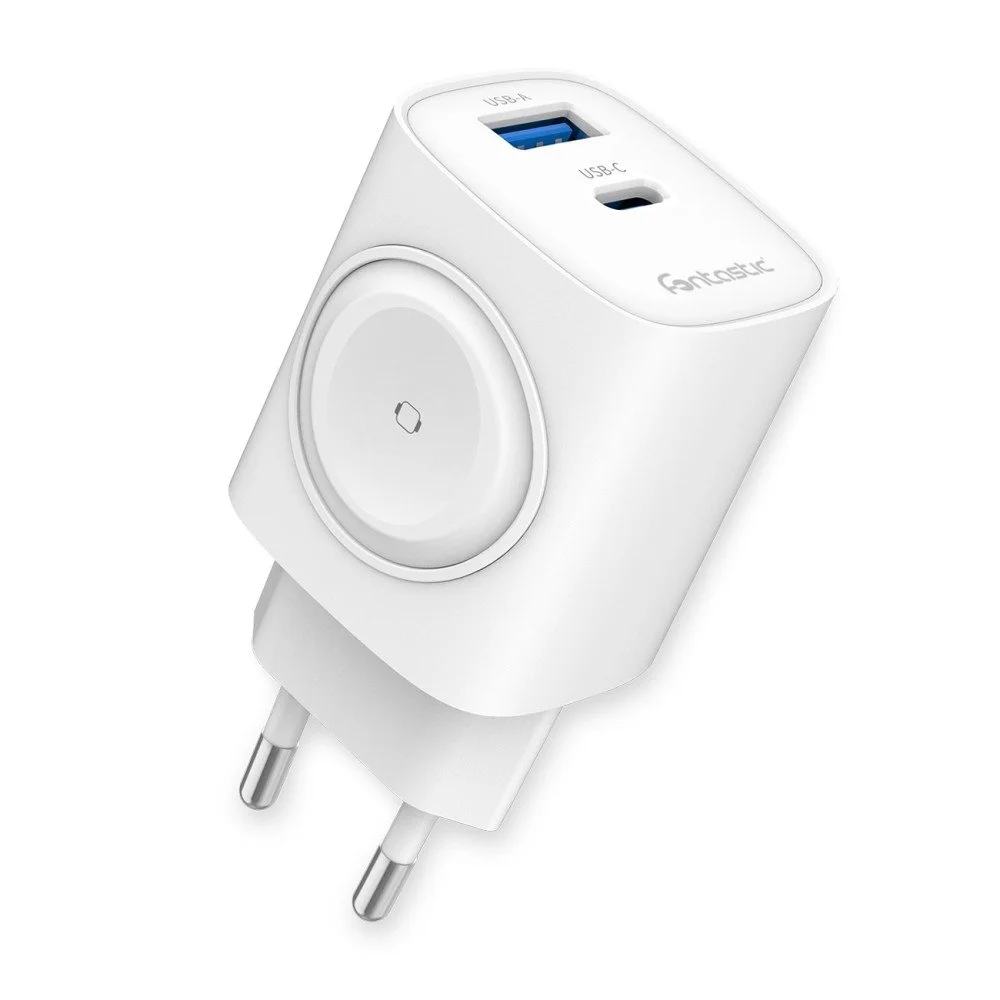 Caricatore Alimentatore GaN 22W da Viaggio Fast Charge USB-A USB-C™ WiGan - Fontastic ICFT-264726