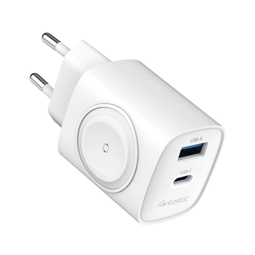 Caricatore Alimentatore GaN 22W da Viaggio Fast Charge USB-A USB-C™ WiGan - Fontastic ICFT-264726