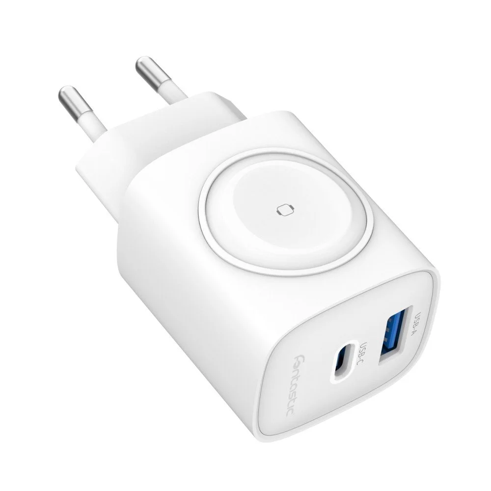 Caricatore Alimentatore GaN 22W da Viaggio Fast Charge USB-A USB-C™ WiGan - Fontastic ICFT-264726