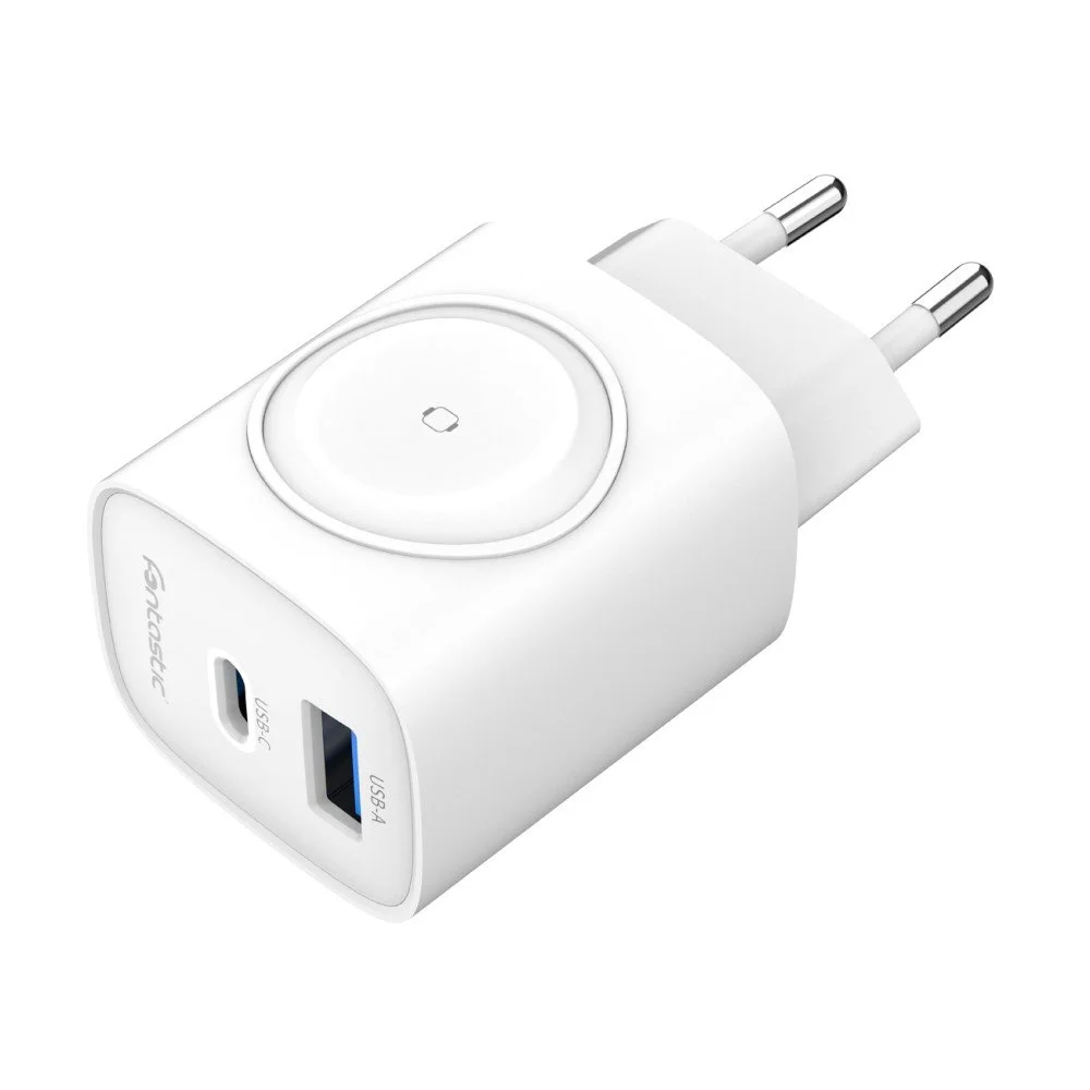 Caricatore Alimentatore GaN 22W da Viaggio Fast Charge USB-A USB-C™ WiGan - Fontastic ICFT-264726