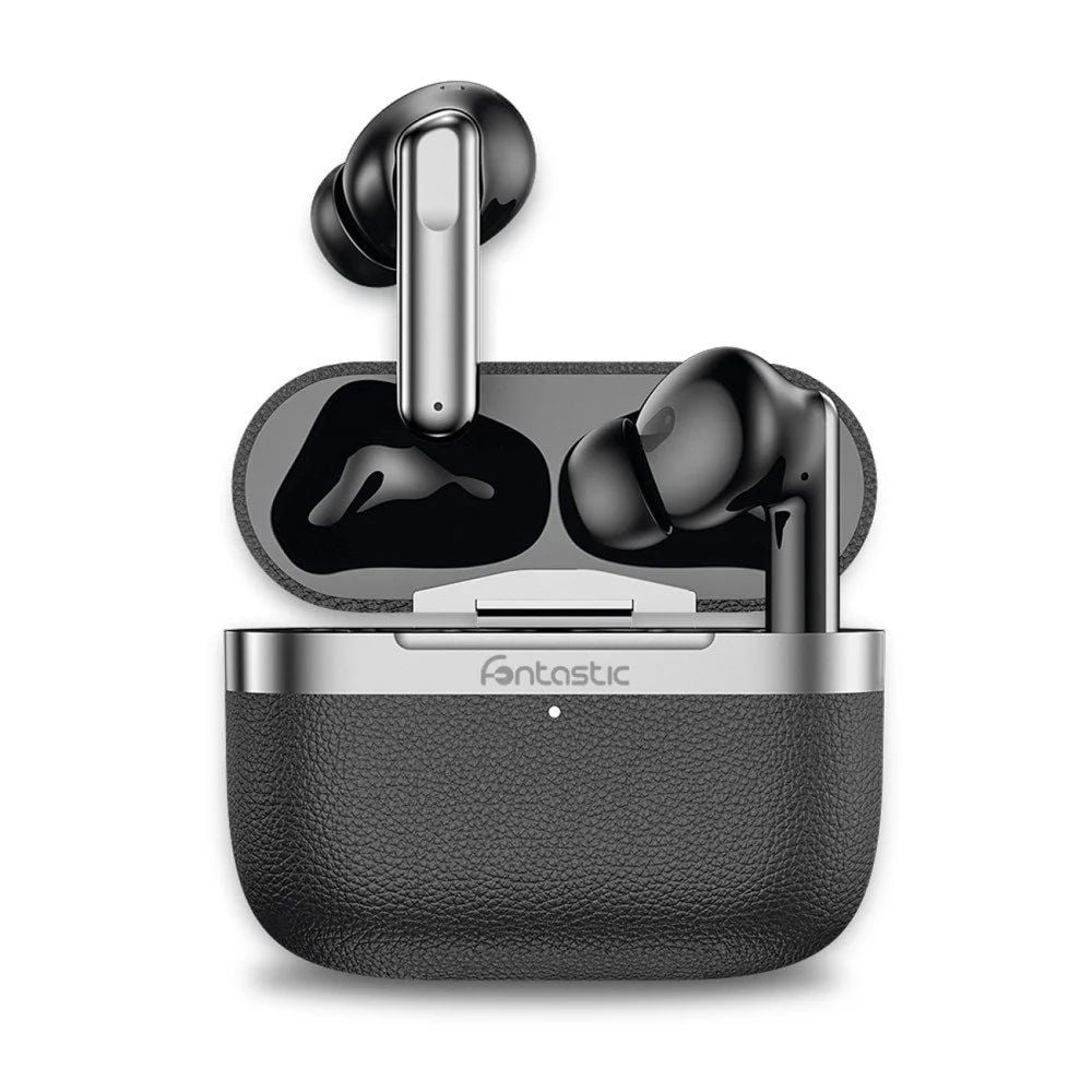 Cuffie Auricolari BT 5.4 TWS con Hybrid ANC + ENC 6 Microfoni Custodia USB-C™ e Ricarica Wireless Nero - Fontastic ICFT-264740