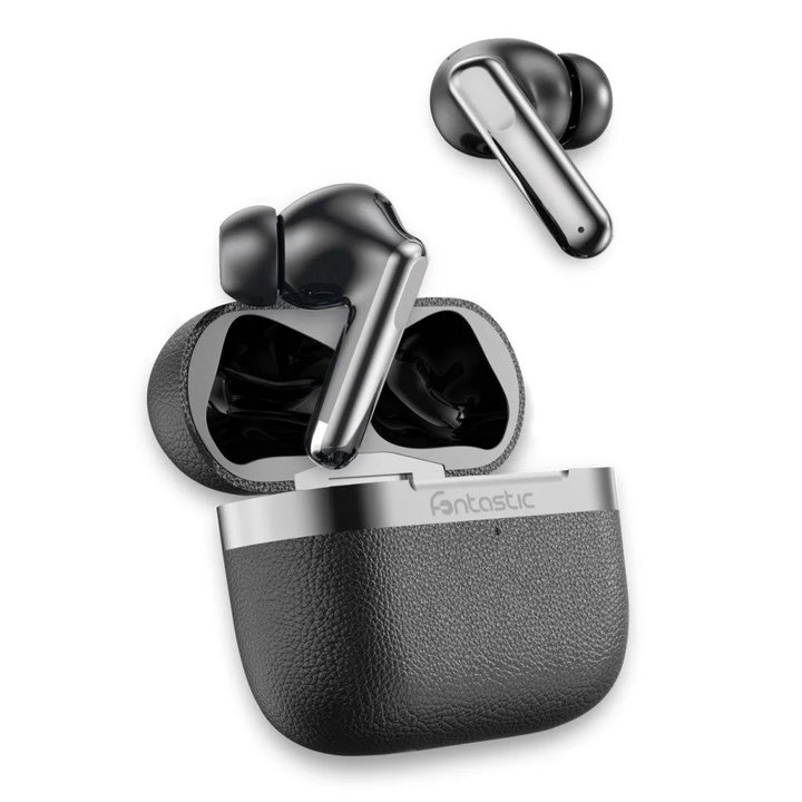 Cuffie Auricolari BT 5.4 TWS con Hybrid ANC + ENC 6 Microfoni Custodia USB-C™ e Ricarica Wireless Nero - Fontastic ICFT-264740