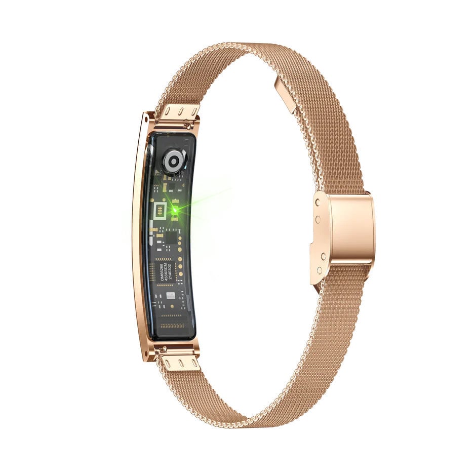 Bracelet Smart Fitness Bluetooth 5.3 Gold LED Display - Fontastic ICFT- 265709