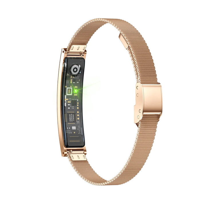 Bracelet Smart Fitness Bluetooth 5.3 Gold LED Display - Fontastic ICFT- 265709