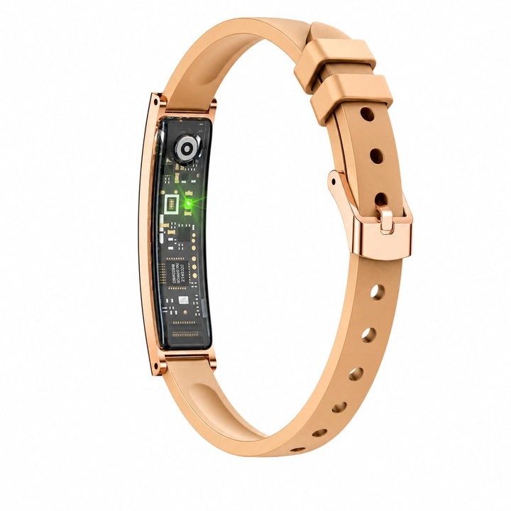 Bracelet Smart Fitness Bluetooth 5.3 Gold LED Display - Fontastic ICFT- 265709