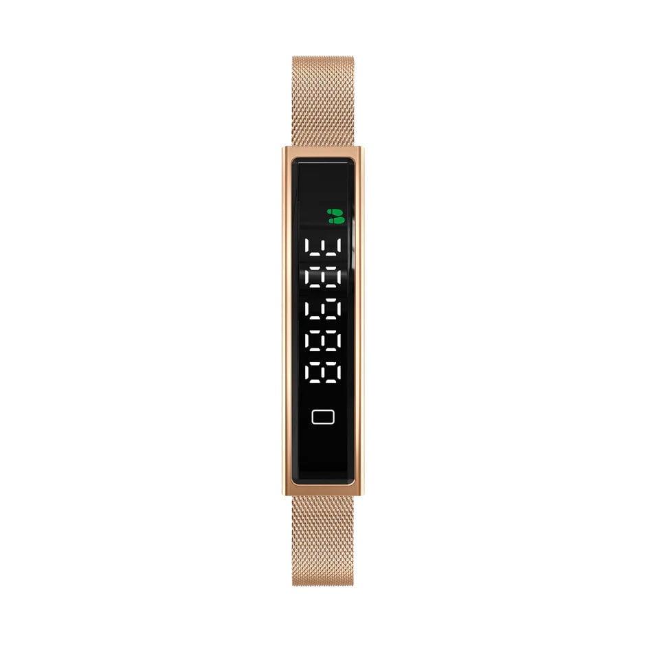 Bracelet Smart Fitness Bluetooth 5.3 Gold LED Display - Fontastic ICFT- 265709