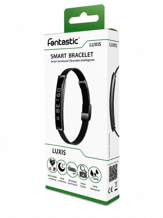 Bracelet Smart Fitness Bluetooth 5.3 Black LED Display - Fontastic ICFT- 265990