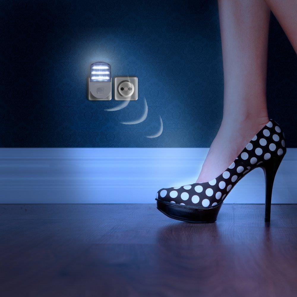 Luce Notturna LED con Sensore di Movimento ad Infrarossi - Goobay ICLLE001