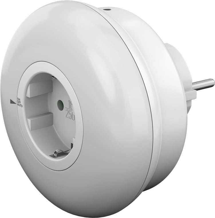Luce Notturna a 3 LED Plug-In con Sensore Crepuscolare Bianco Freddo - Goobay ICLLE09