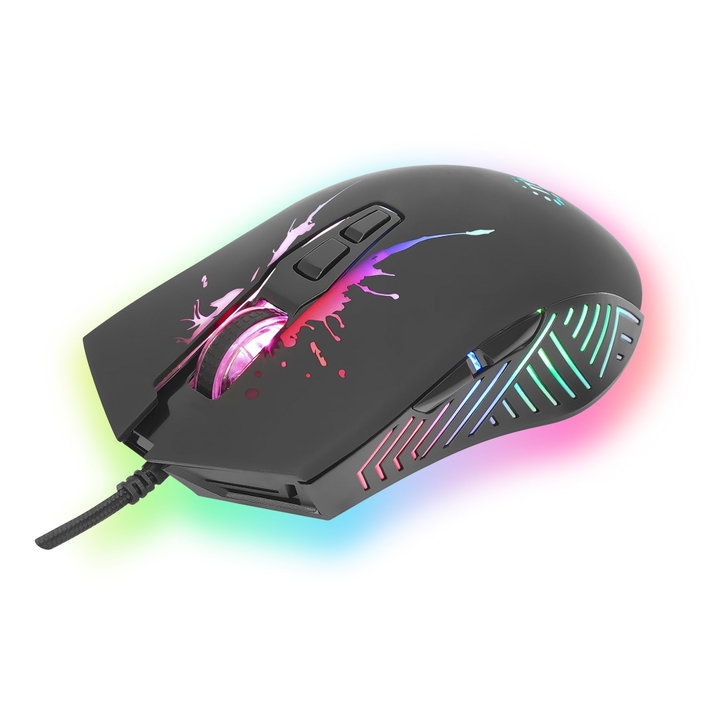 Mouse Ottico USB Gaming 7200 Dpi Retroilluminazione LED RGB - Manhattan ICMG220