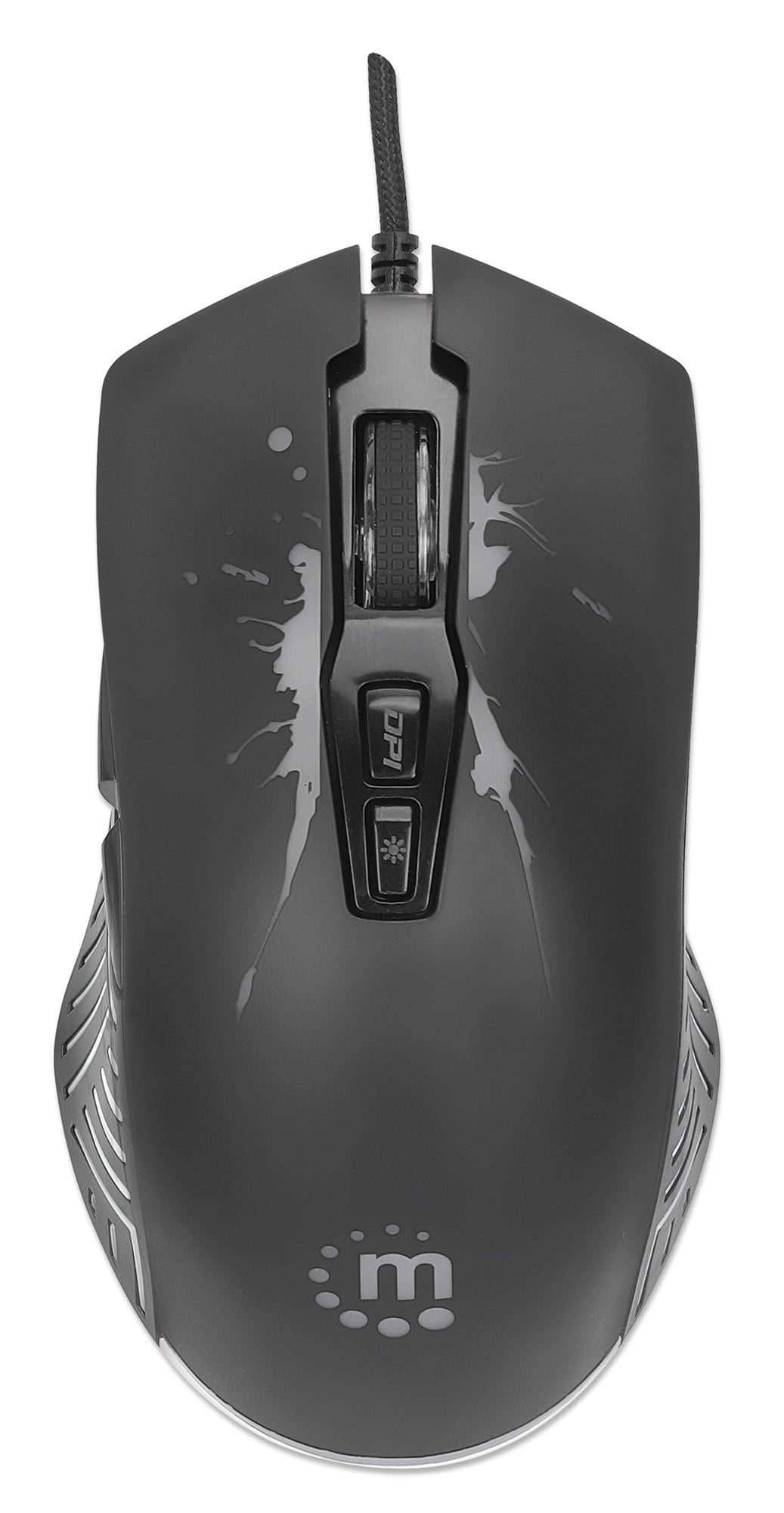 Optical Mouse USB Gaming 7200 Dpi LED Backlight RGB - Manhattan ICMG 220