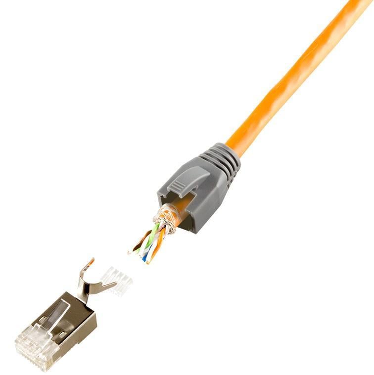 Plug Cat6A / 7 / 7A / 8.1 RJ45 Schermato 10pz - Logilink ICNPL001