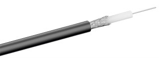 Coaxial cable Ethernet RG 58 50 Ohm Shielded 100 m - Goobay ICOAX 58 - 0100