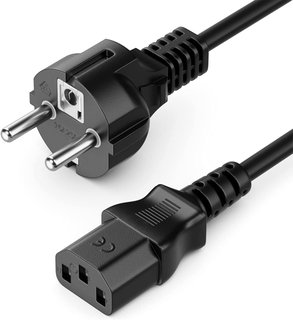 Cable Power C 13 Female Schuko 1,8 m Black - Manhattan ICOC 01 -NC-D