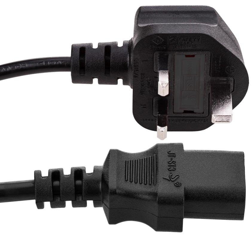 Cavo di Alimentazione Maschio UK a C13 (IEC 60320) - Manhattan ICOC 01-NC-GBM