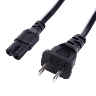 Cavo alimentazione C7 femmina a spina americana NEMA 5-15P 1,8m nero - ICOC 01-NC-USC7