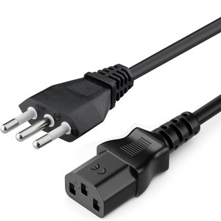 C 13 F power cable in Italian 1,8 m black - Manhattan ICOC 01 -NC/I