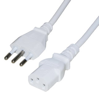 Cable Power C 13 F to Italian 1,8 m White - Manhattan ICOC 01 -NC/IW
