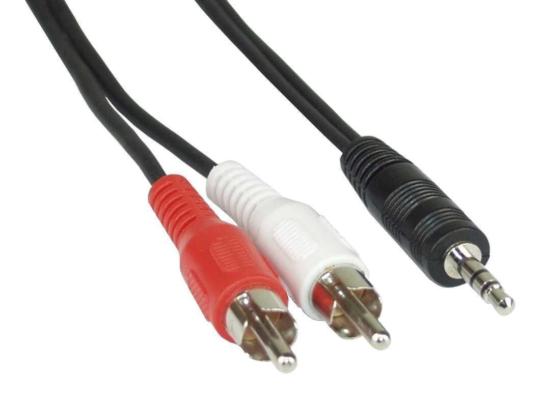 Cavo Stereo Jack 3, 5 mm a 2 x RCA maschio 5m - Goobay ICOC 018-NC-50