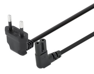 Cable Power C 7 to Italian Anglers 2 m Black - Manhattan ICOC 02 -NC-ANG 20 BMH