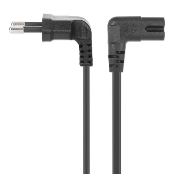 Cable Power C 7 to Italian Anglers 2 m Black - Manhattan ICOC 02 -NC-ANG 20 BMH