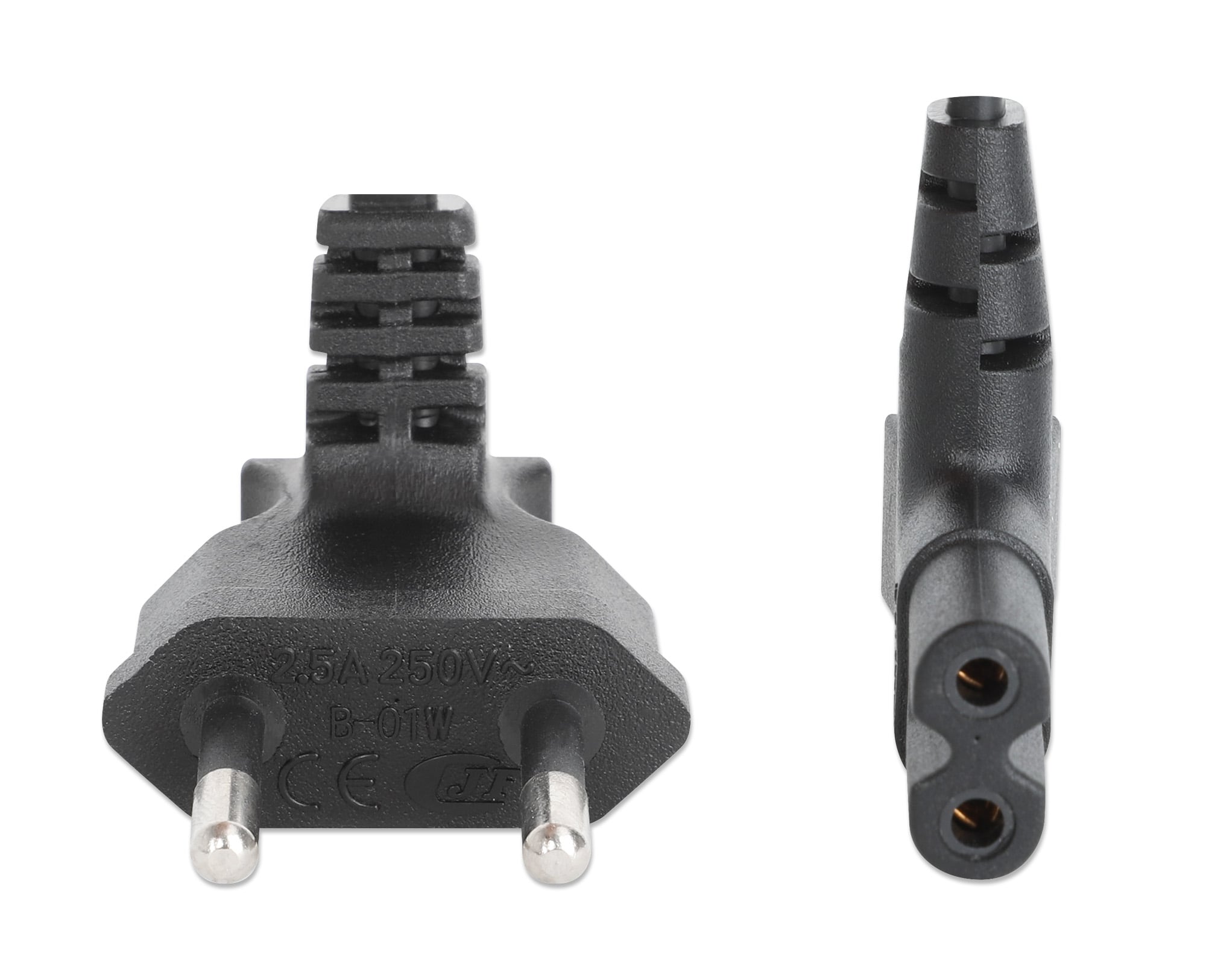 Cable Power C 7 to Italian Anglers 2 m Black - Manhattan ICOC 02 -NC-ANG 20 BMH