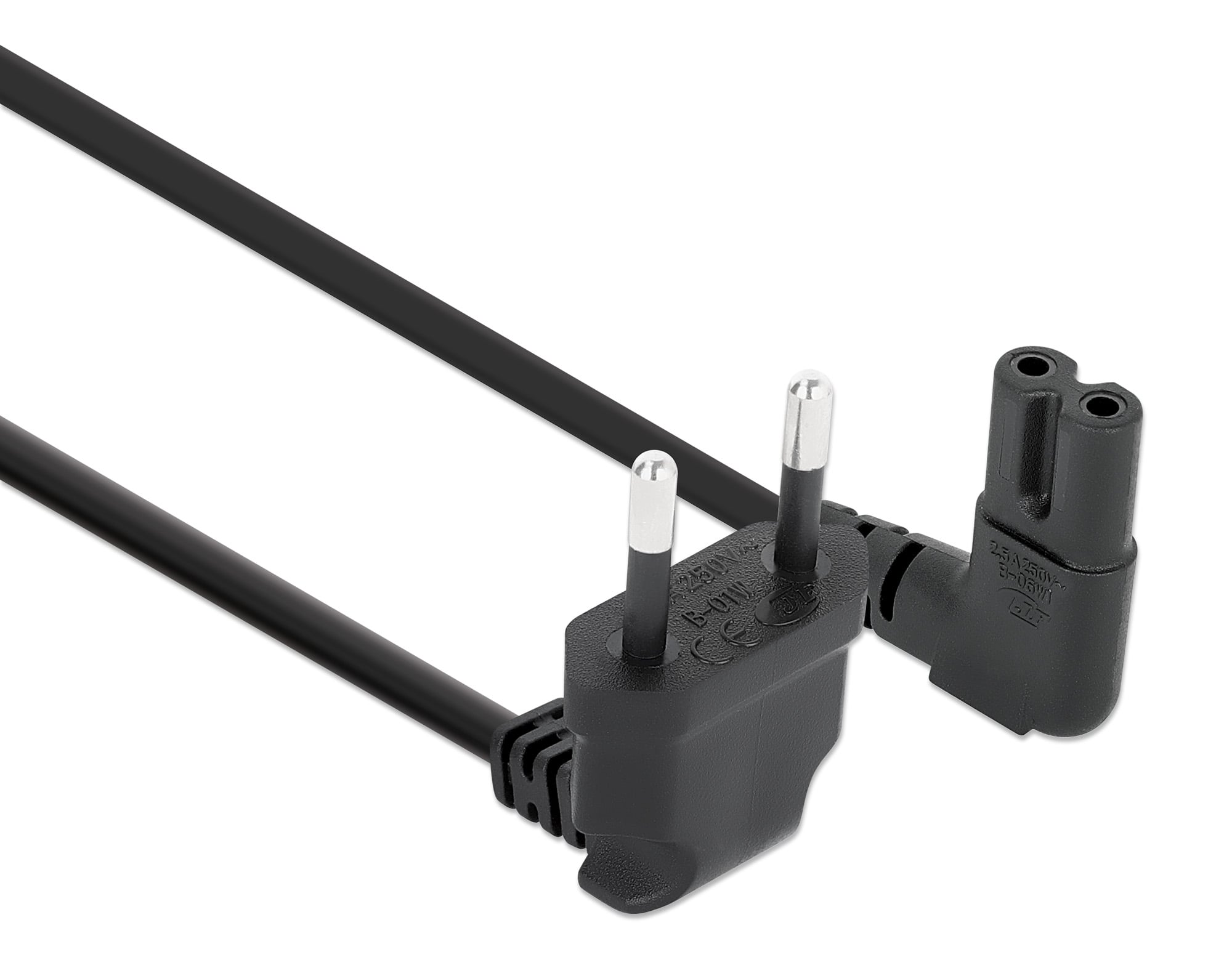 Cable Power C 7 to Italian Anglers 3 m Black - Manhattan ICOC 02 -NC-ANG 30 BMH