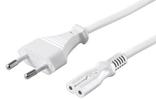 Cable Power C 7 to Plug Italian 3,0 m White - Goobay ICOC 02 -NC-EN 3 W