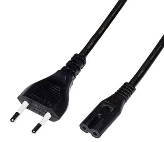 Cable Power C 7 to Italian 1,8 m Black - Manhattan ICOC 02 -NC