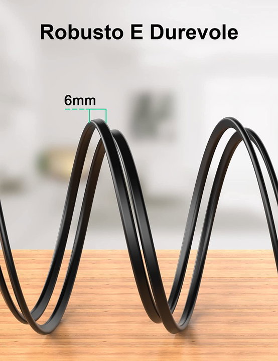 Cable Power C 7 to Italian 1,8 m Black - Manhattan ICOC 02 -NC