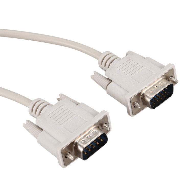 Cavo monitor VGA HD15 maschio/maschio 5m schermato - Manhattan ICOC 025-CM-MO