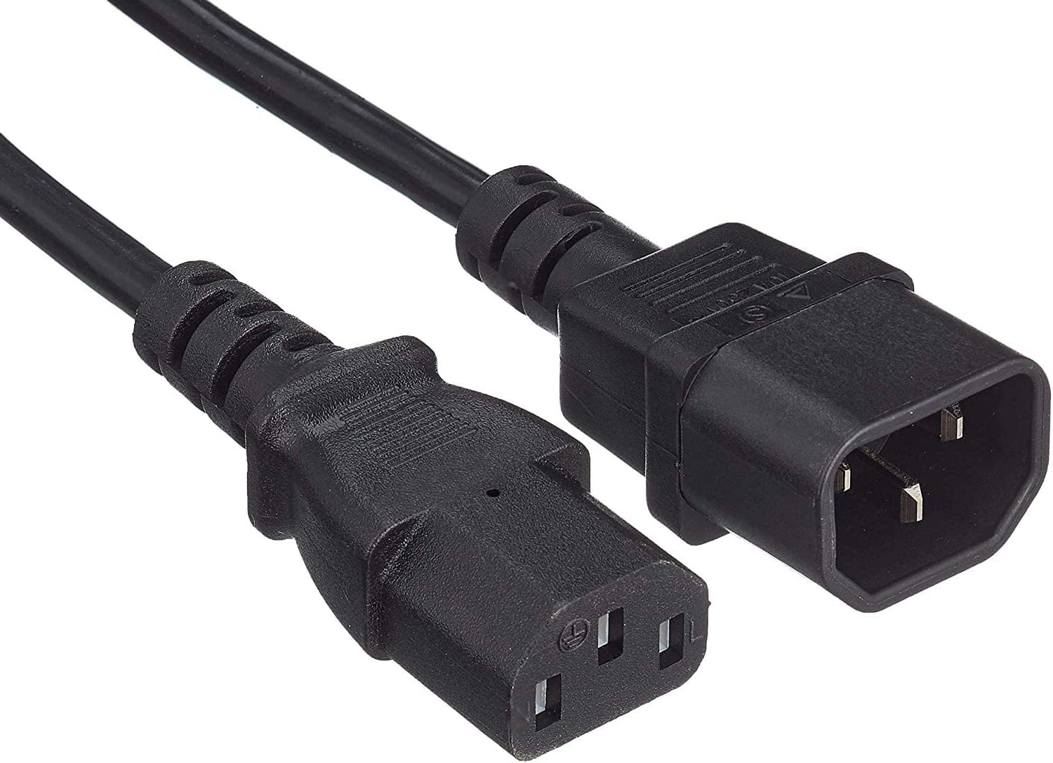 Cavo prolunga VDE C13 F a C14m 1m nero - Manhattan ICOC 03-NC-01