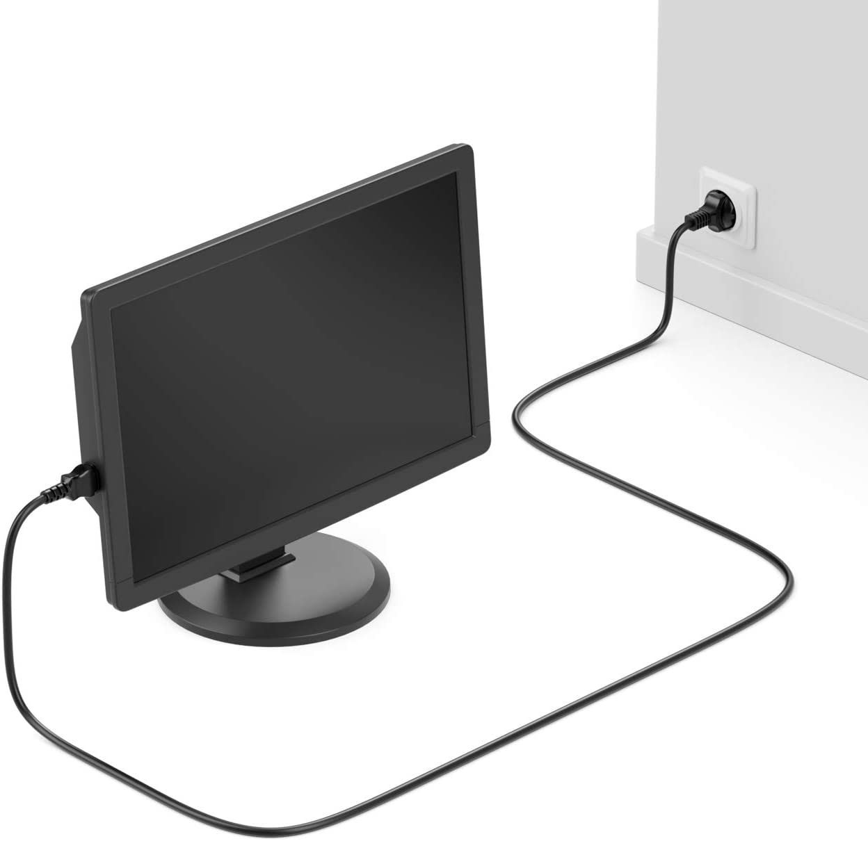 Cavo alimentazione C13 F a schuko 3m nero - Manhattan ICOC 03-NC-D