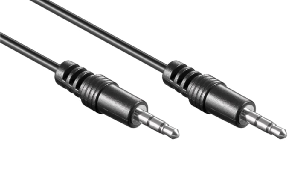 Cavo Audio Stereo Jack 3.5 mm M/M 1,5m - Goobay ICOC 03-SB-HP-015