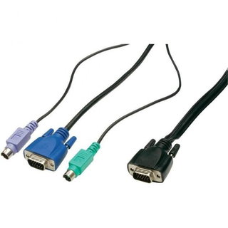 Cable KVM Switch HDB 15 /PS 2 3 m - Intellinet ICOC 030 -KVM-PS 2