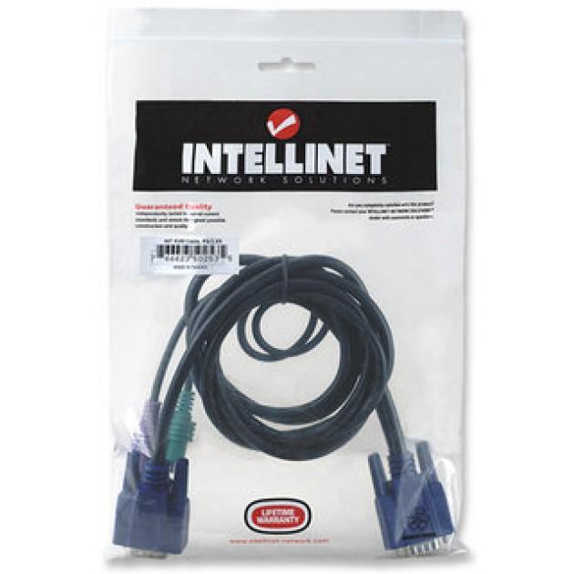 Cavo KVM switch HDB15/PS2m. 3,0 - Intellinet ICOC 030-KVM-PS2