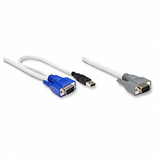 Cable KVM Switch HDB 15 /USB 3 m - Intellinet ICOC 030 -KVM-USB