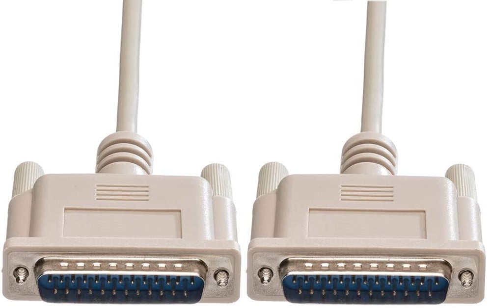 Serial extension cable D-Sub 25 p. M/M 3 m shielded - Manhattan ICOC 033 -SC-MO