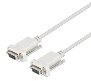 Null Modem DB 9 F/F crossover 5 m - Manhattan ICOC 036 -NM- 5