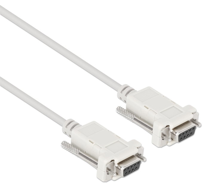 Cavo Null Modem DB9 F/F crossover 1,8m - Manhattan ICOC 036-NM