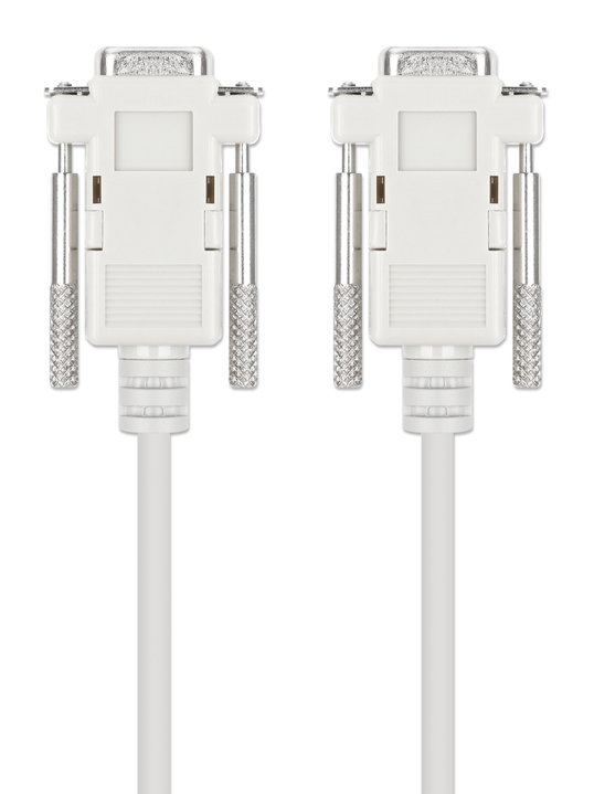 Cavo Null Modem DB9 F/F crossover 1,8m - Manhattan ICOC 036-NM