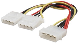 Internal power cable for 2 drive 5 1 / 4 - Manhattan ICOC 04 -NC