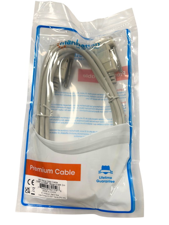 Cable AT crossover DB 9 F/F 1,8 m - Manhattan ICOC 041 -NM