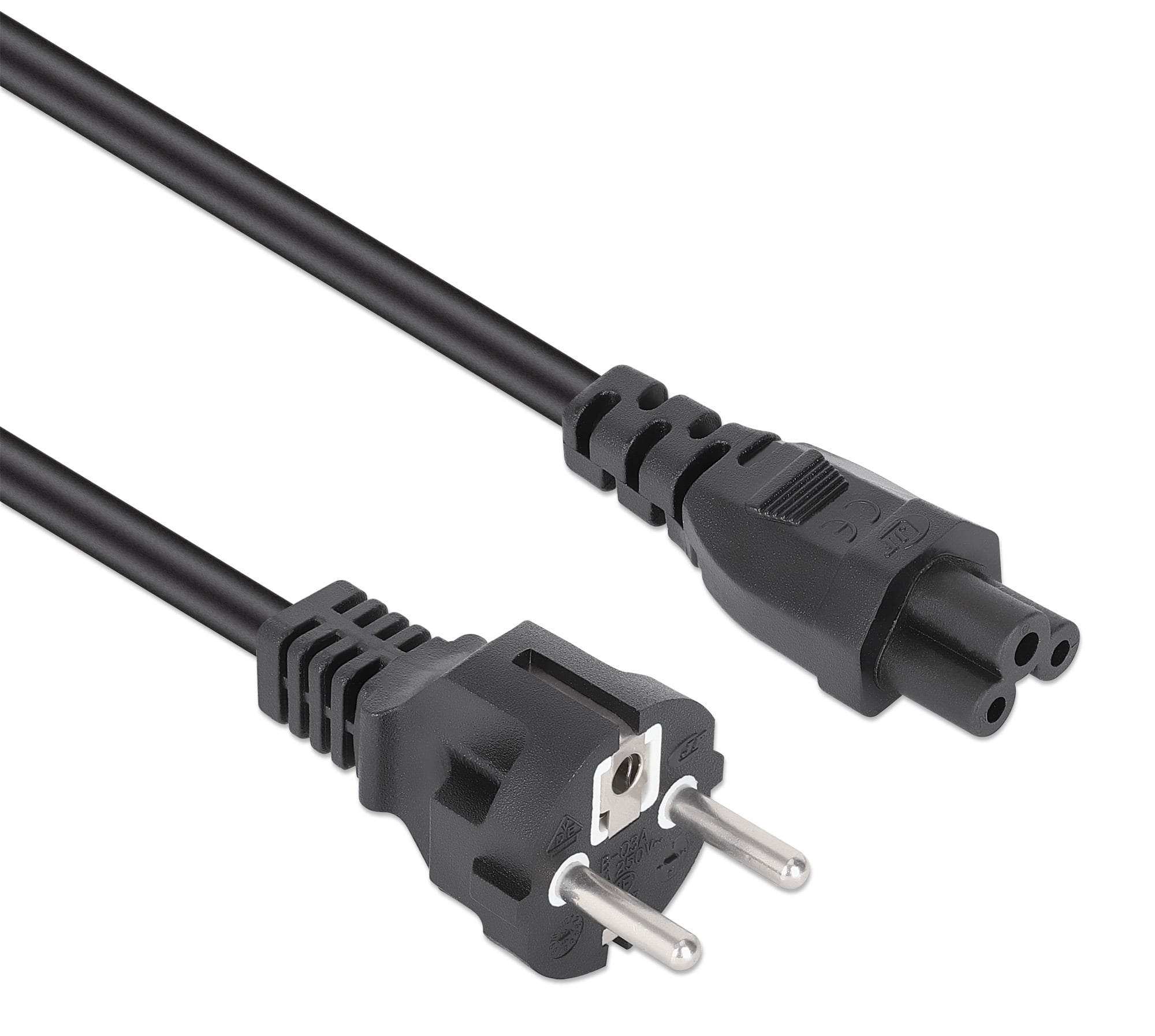 Cavo alimentazione C5 F a Schuko 1m nero - Manhattan ICOC 05-NC/B-010
