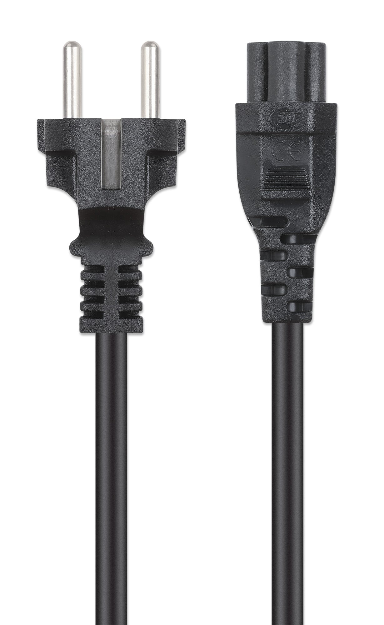 Cavo alimentazione C5 F a Schuko 1m nero - Manhattan ICOC 05-NC/B-010