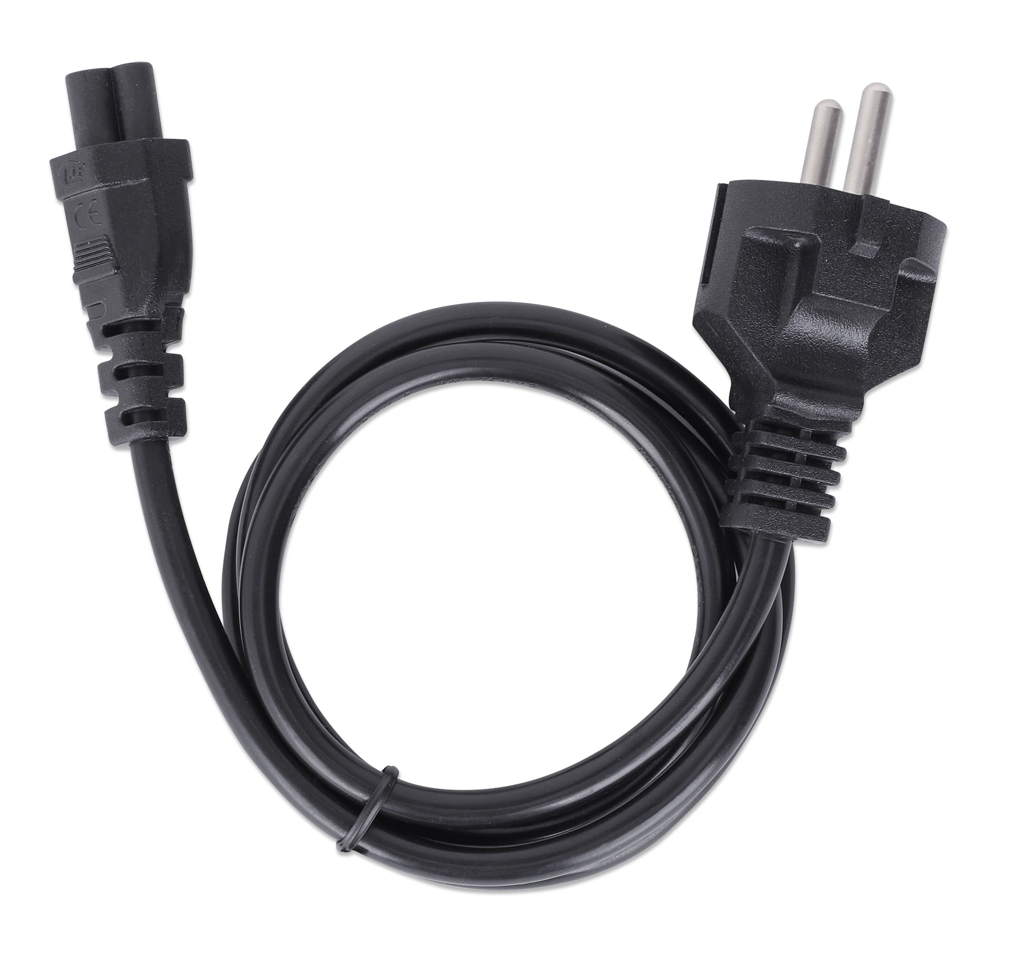Cavo alimentazione C5 F a Schuko 1m nero - Manhattan ICOC 05-NC/B-010